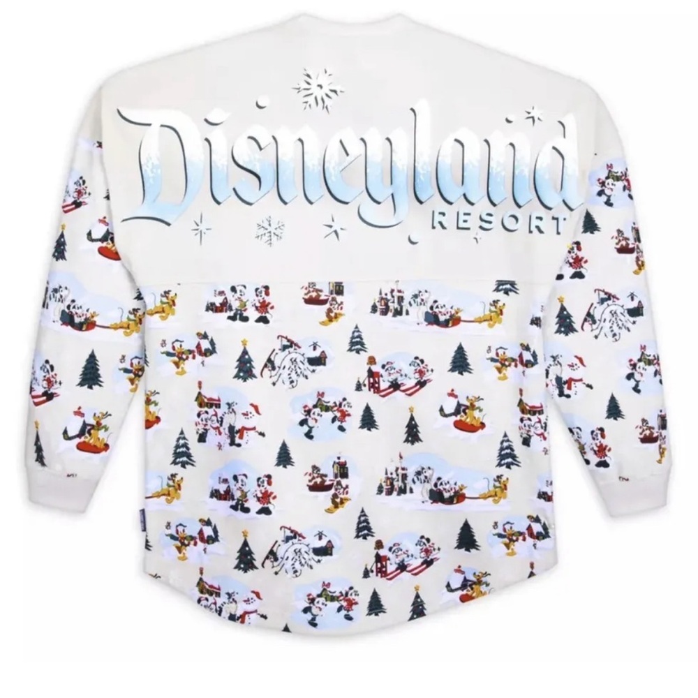 Disneyland Christmas Holiday Mickey Santa Spirit Jersey NWT XXL